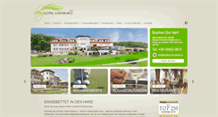 Desktop Screenshot of berghotel-ilsenburg.de